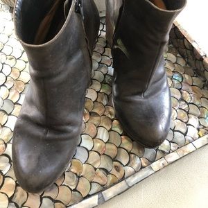 Brown leather Coclico boots